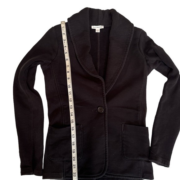 James Perse Shawl Collar Blazer in Black Size Small (James Perse Size 2) - Picture 9 of 12